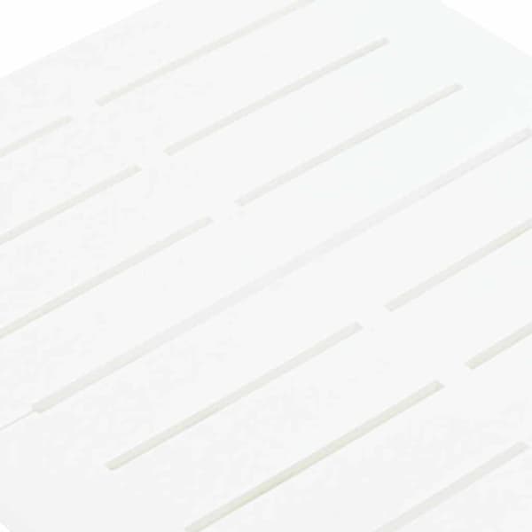 Hopfällbart trädgårdsbord vit 45x43x50 cm plast