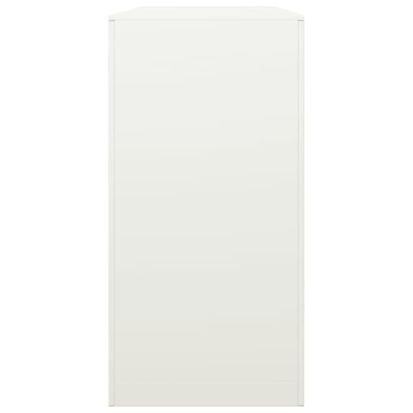 Vedställ vit 100x40x80 cm stål