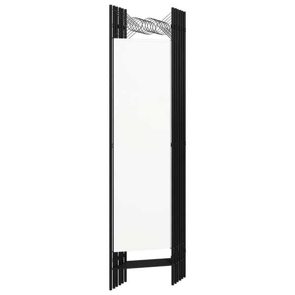 Rumsavdelare 6 paneler vit 240x180 cm