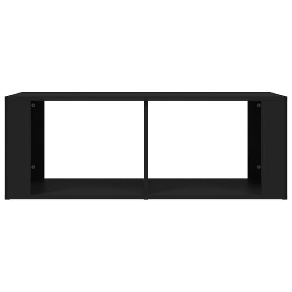 Soffbord svart 100x50x36 cm konstruerat trä
