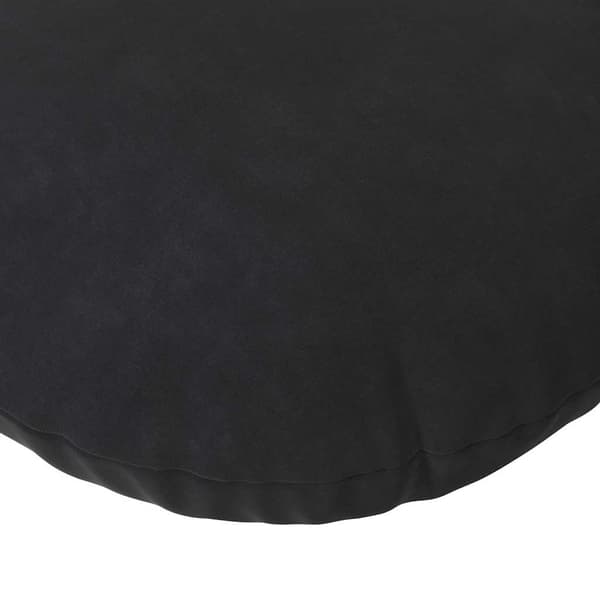 Sittkuddar 2 pcs Svart Ø60 x 21 cm Sammet