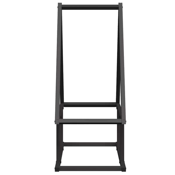 Vedställ svart 50x25x60 cm kallvalsat stål