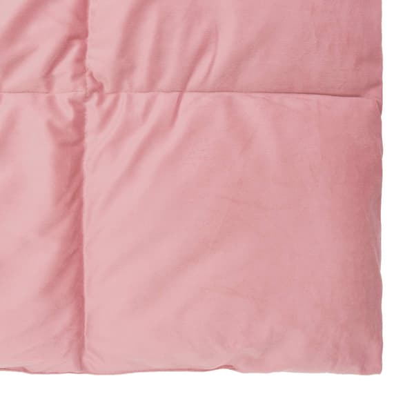 Vinter Täcke Quiltad Rosa 155 x 220 cm Mikrofiber