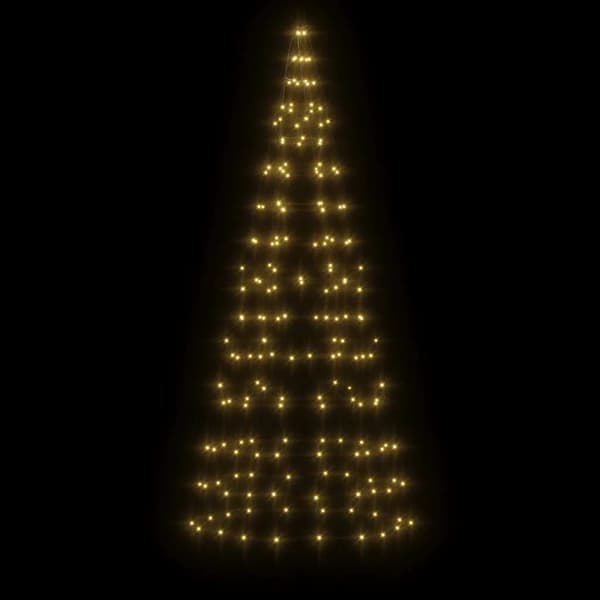 LED julgran 200 LED varmvit 180 cm
