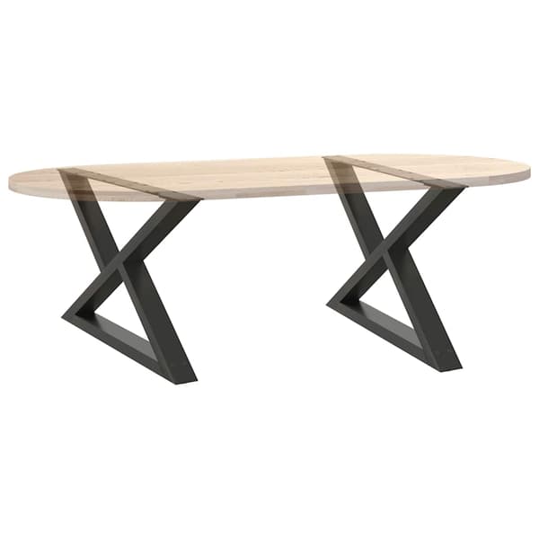 Soffbordsben 2 st antracit 70x(42-43,3) cm stål