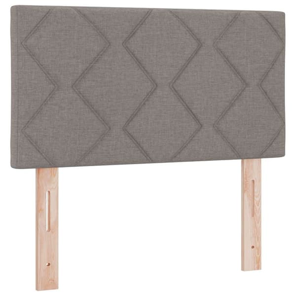Huvudgavel Taupe 80 cm tyg