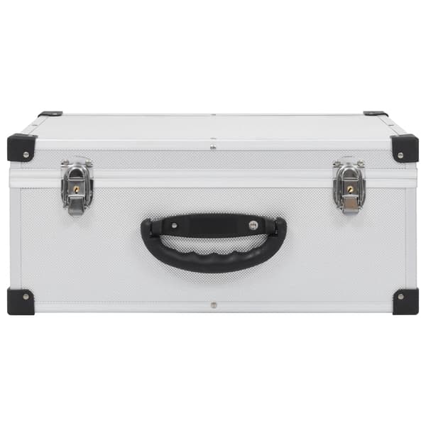 CD-väska för 60 cd-skivor aluminium ABS silver