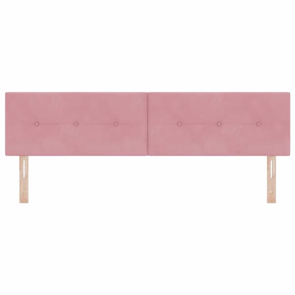 Huvudgavel Rosa 180 cm Sammet