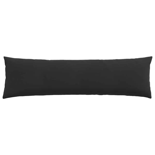 Sofakuddar 2 pcs Svart 145 x 40 cm Kordread tyg
