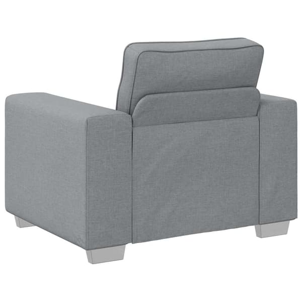 Soffstol Ljusgrå 100 cm tyg
