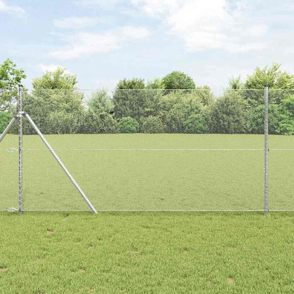 Hexagonstängsel Silver 1,4 x 10 m Galvaniserat stål