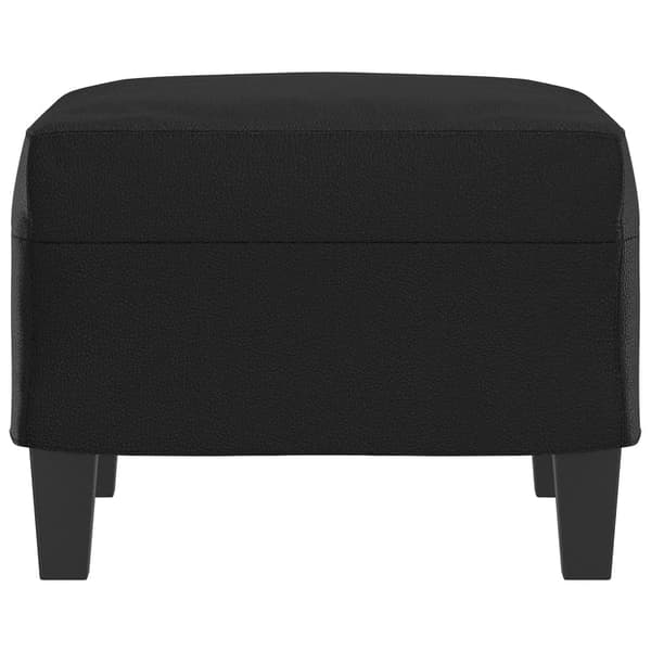 Fotpall svart 60x50x41 cm konstläder