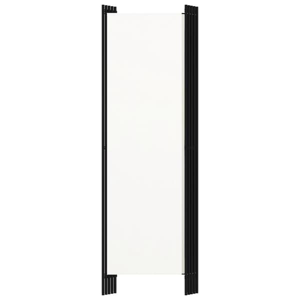 Rumsavdelare 5 paneler vit 250x180 cm