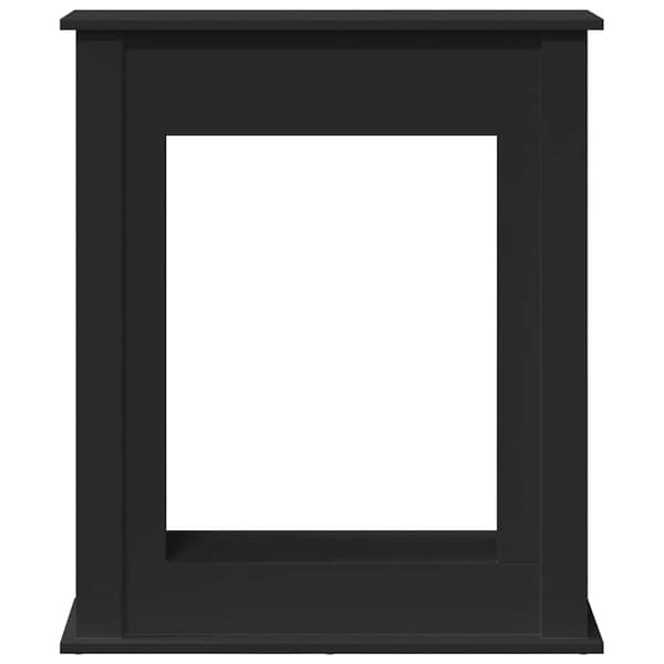 Spiselkrans svart 75x20x87,5 cm konstruerat trä