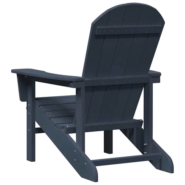 Trädgård Stol 2 pcs Marinblå 82 x 74 x 92 cm polyeten