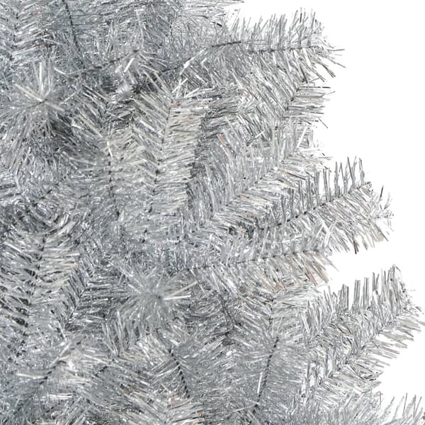 Plastgran med fot silver 120 cm PET