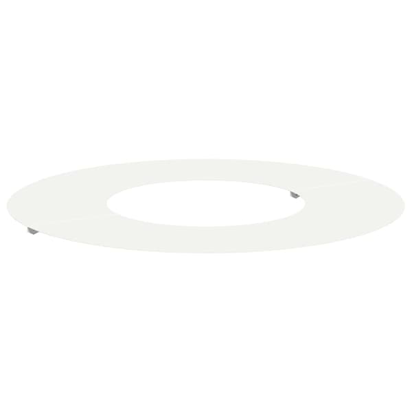 lämplig för Flat trädring Vit Ø30 / 60 cm Stål
