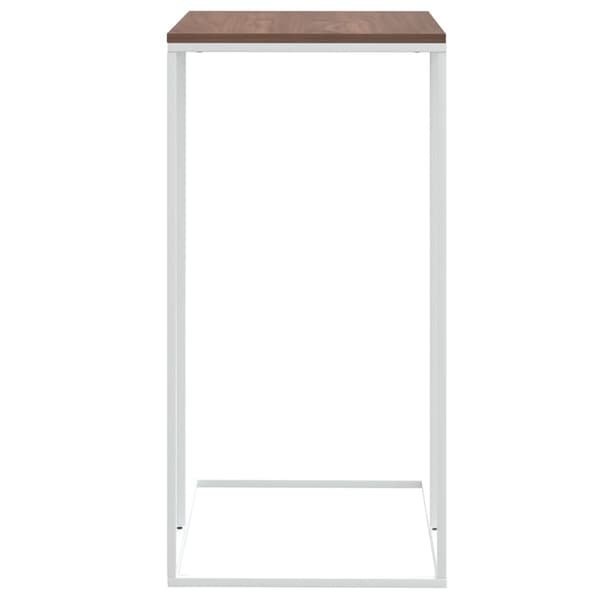 Sidobord vit 40x30x59 cm konstruerat trä