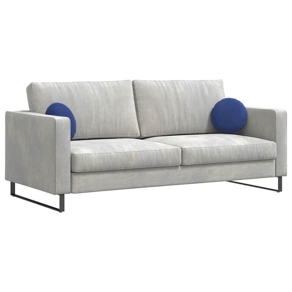 Sittkuddar 2 pcs Polisblå Ø30 x 13 cm Sammet