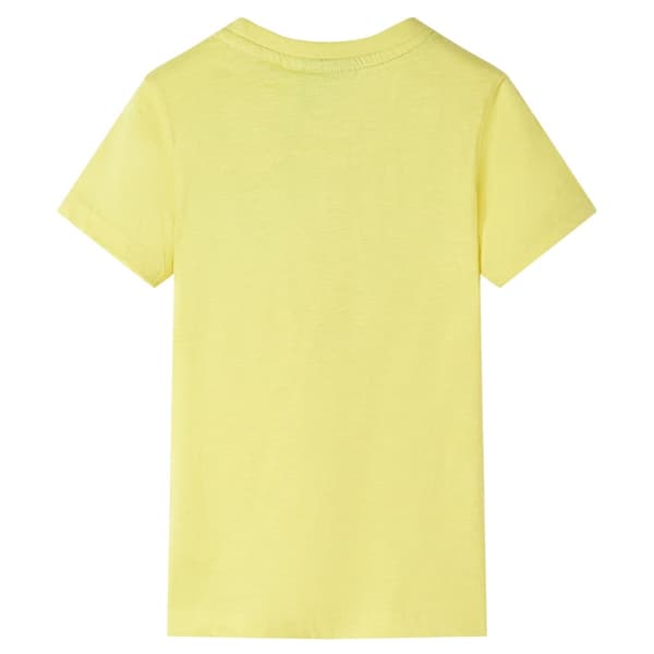 T-shirt för barn gul 128