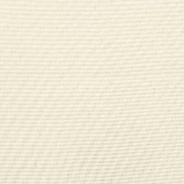 Stolsdynor 4 st gräddvit 120x50x2 cm tyg