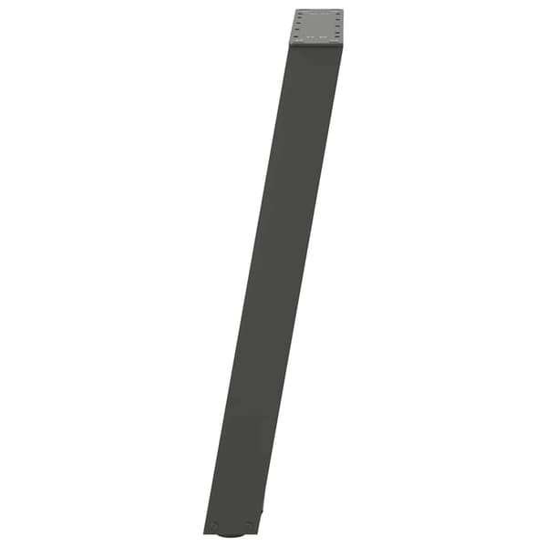 Matbordsben U-formade 2 st antracit 60x(72-73) cm stål