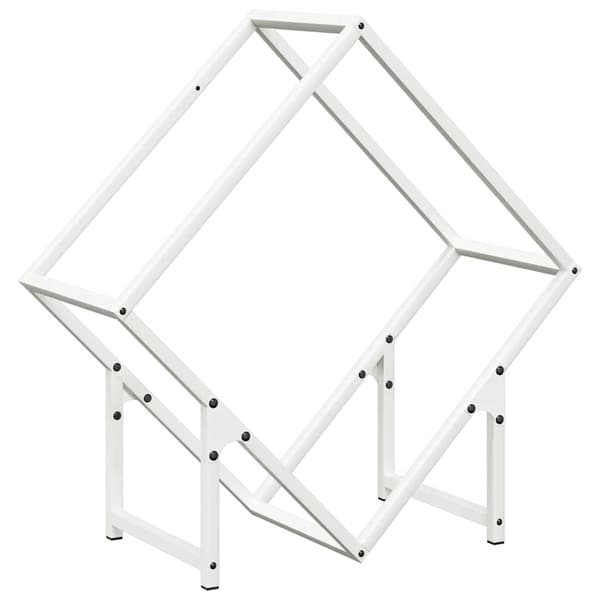 Vedställ vit 60x25x60 cm kallvalsat stål