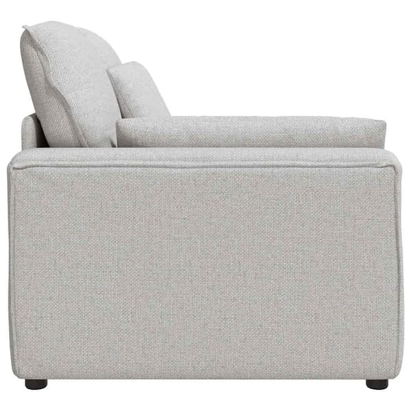 Modulär soffa armstödsändmodul med dynor molngrå 100 cm