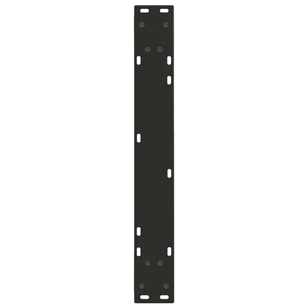 Matbordsben V-formade 2 st svarta 60x(72-73,3) cm stål