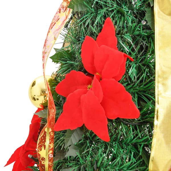 Plastgran pop-up 200 LED grön 210 cm