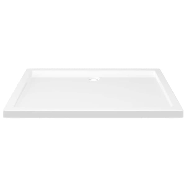 Duschkar rektangulärt ABS vit 80x110 cm