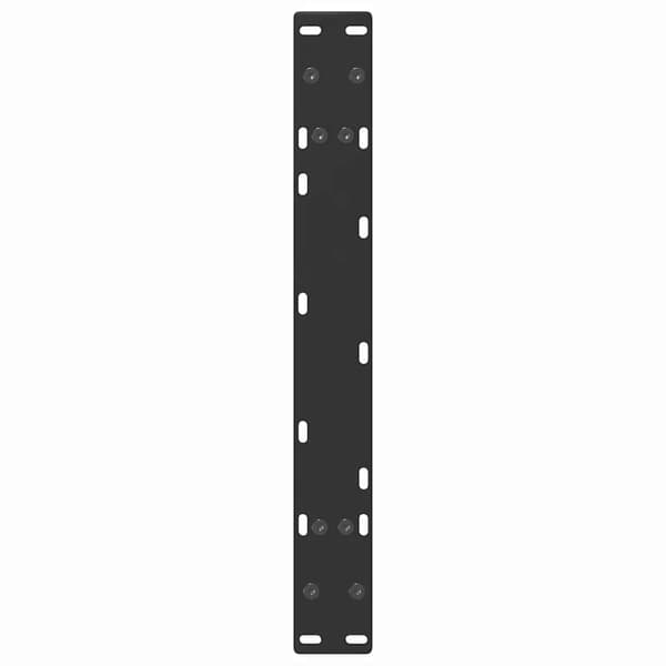 Soffbordsben A-formade 2 st svarta 60x(30-31) cm stål