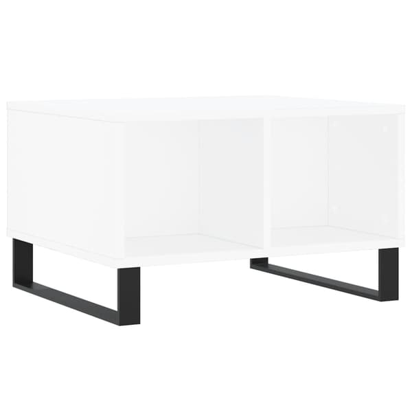 Soffbord vit 60x50x36,5 cm konstruerat trä