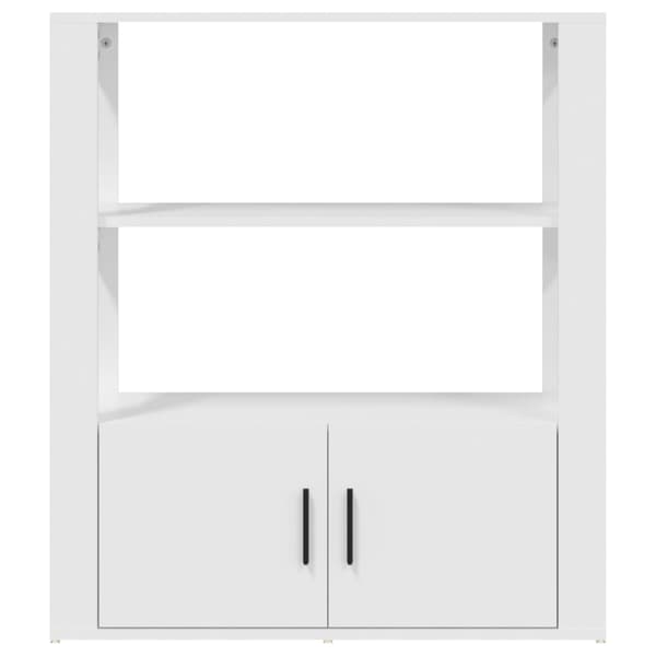 Skänk vit 80x30x90 cm konstruerat trä