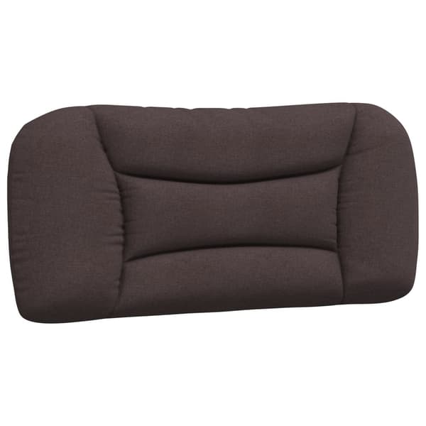 Headboard Cushion "Hvar" Dark Brown 80 cm Fabric