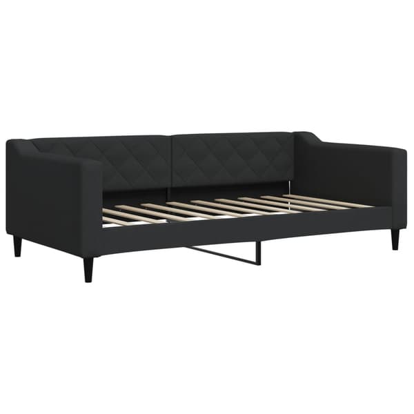 Dagbädd svart 90x190 cm tyg