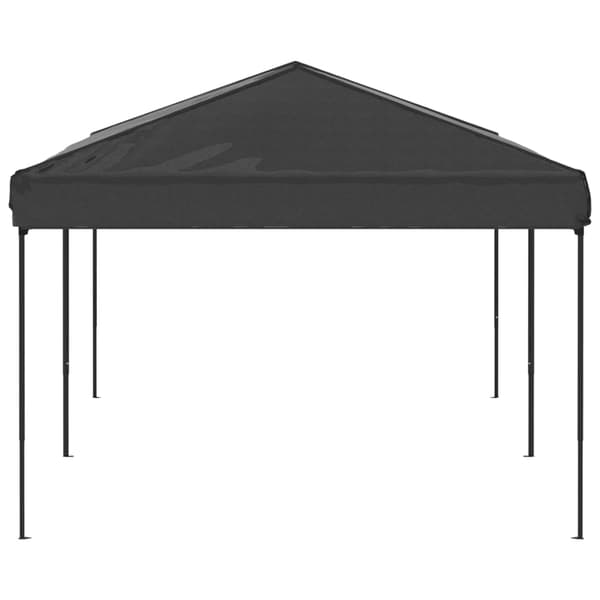 Hopfällbart partytält antracit 3x6 m