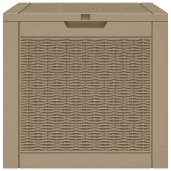 Dynbox ljusbrun 55,5x43x53 cm polypropen