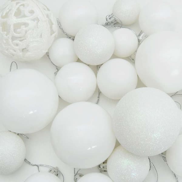 Julprydnad Set med 150 LED-lampor 61 pcs Vit Plast