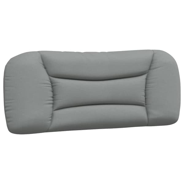Headboard Cushion "Hvar" Light Grey 100 cm Fabric