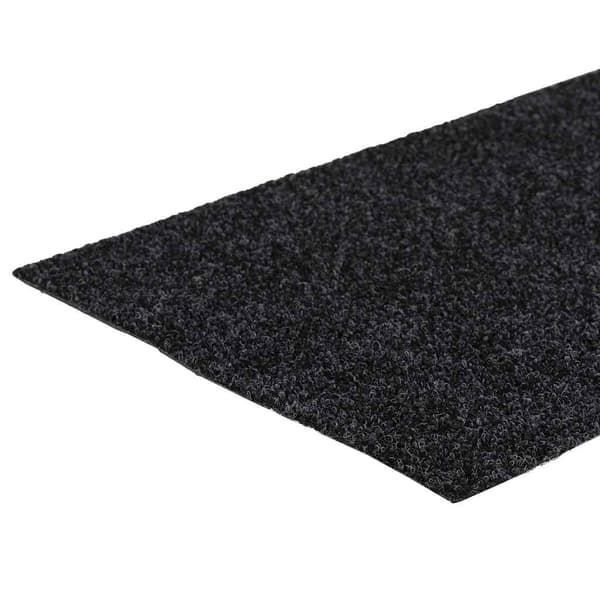 Trappmattor självhäftande 30 st 60x25 cm mörkgrå rektangulära