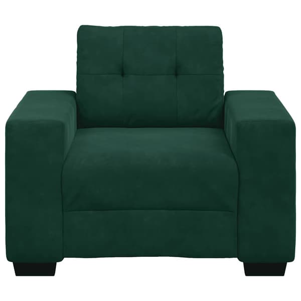Soffstol mörkgrön 100x78x80 cm sammet