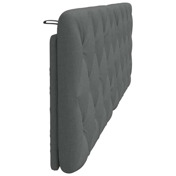 Headboard Cushion Dark Grey 160 cm Fabric
