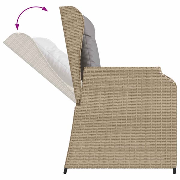 Trädgårdsbänk Beige konstrotting