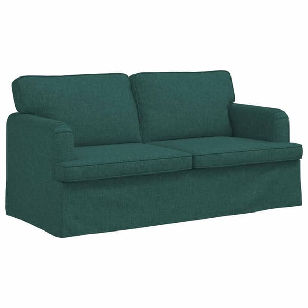 Soffa Mörkgrön 162 x 80 x 85 cm tyg