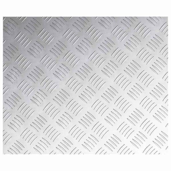 Trappsteg Rektangulär 2 pcs Silver 60 x 50 cm Aluminium
