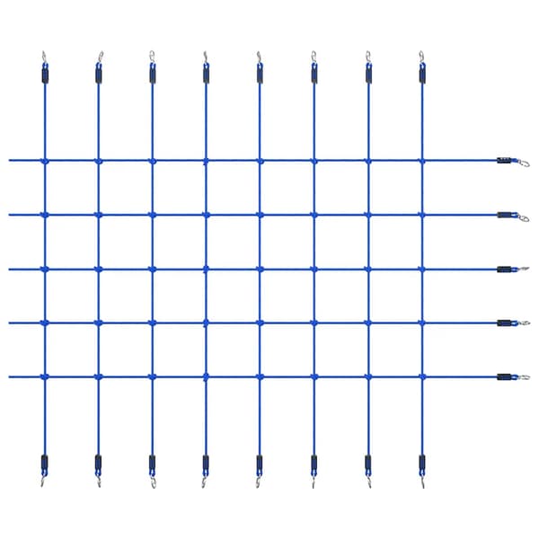 Klätternät 200x150 cm blå