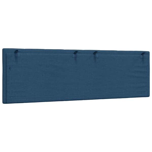 Headboard Cushion "Hanko" Blue 160 cm Fabric