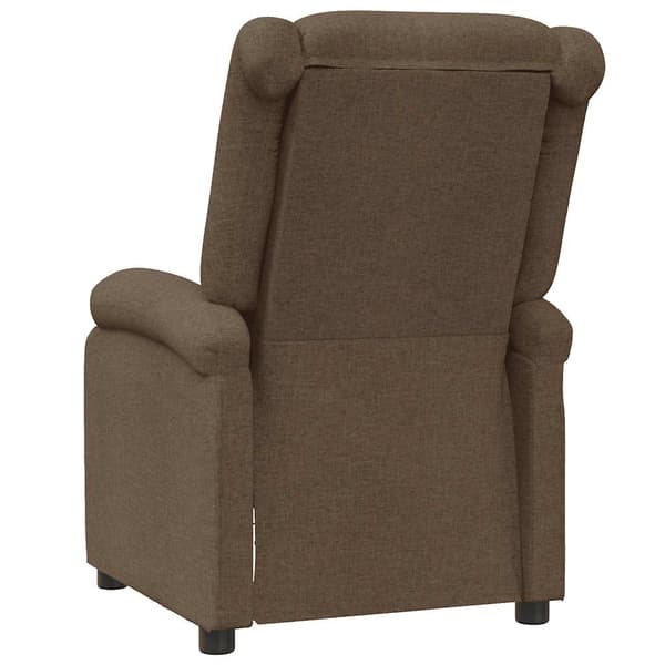 Reclinerfåtölj brun tyg