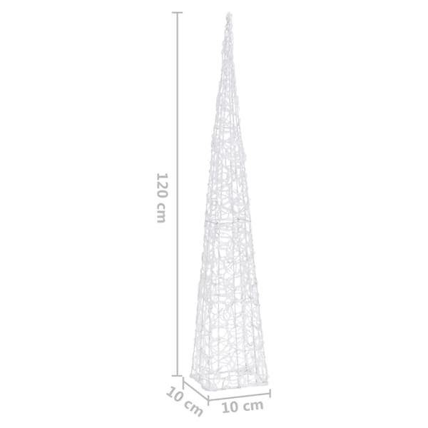 Ljuskon LED akryl blå 120 cm